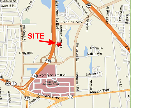 The Sleiman Enterprises flyer for Southside Commons shows NRG Adventure Park in the former Bealls department store at 860 Commerce Center Drive in Arlington.
