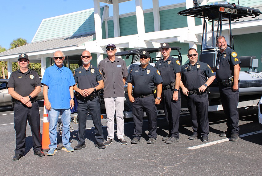 From left, Bob Bourque, Howard Tipton, Russ Mager, Gary Coffin, Dexter Nazareno, Simon Maple, Sean Butler and Lee Smith.