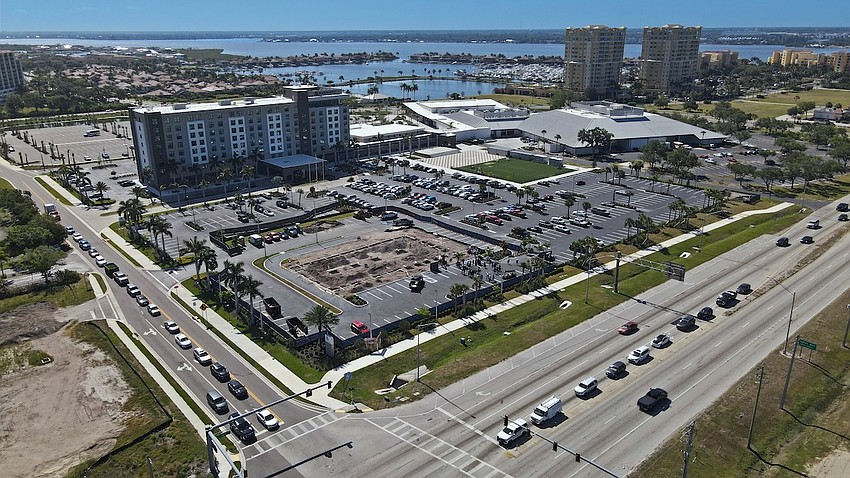 The Marriott Resort & Spa hosted a groundbreaking event on April 28 for the new retail development coming to the site.