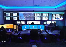 Analysts at SPD's Real Time Operations Center monitor multiple cameras, sensors and other devices spread throughout the city.