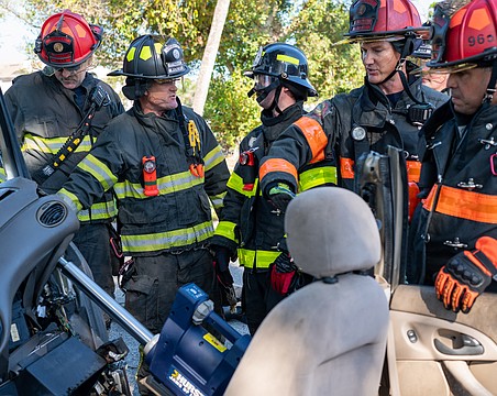 Longboat Key Fire Rescue received a grant for an extra set of protective equipment that will allow firefighters to wash equipment after every fire.