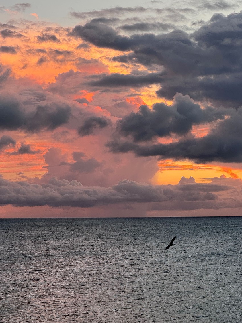 Donna Jablonski captured this photo of a beautiful cloud formation on Longboat Key.