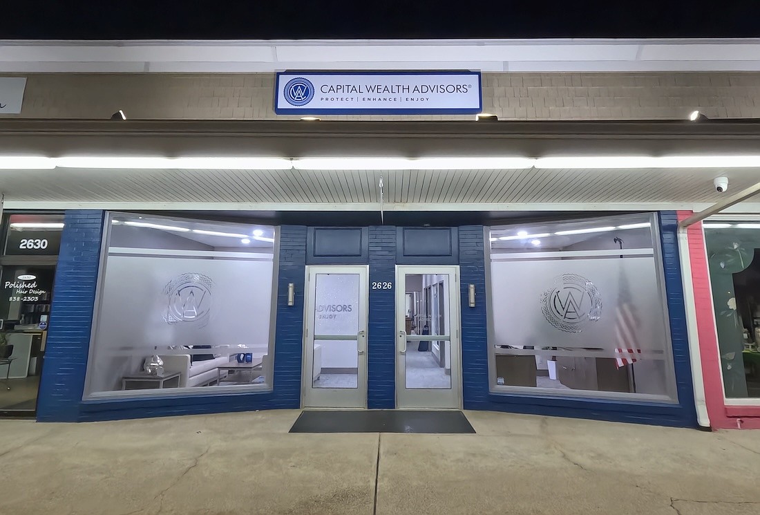 The new Capital Wealth Advisors office is at 2626 W. Eighth St. in Erie, Pennsylvania.