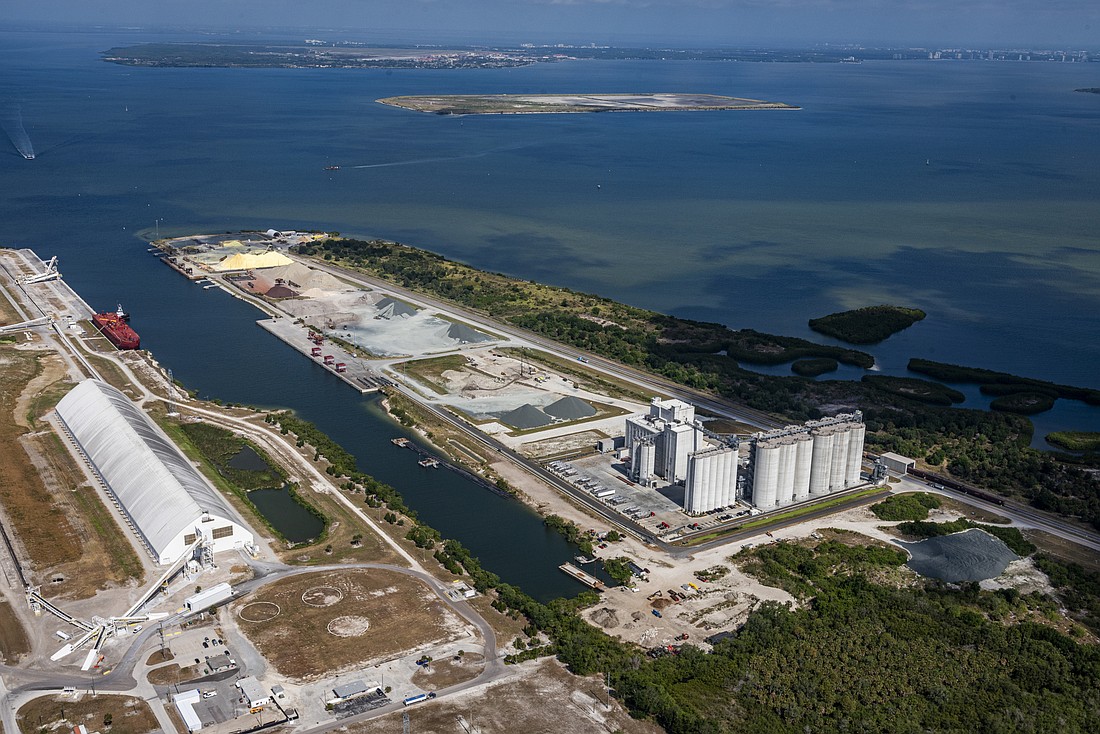 An aerial view of Port Redwing in Gibsonton.