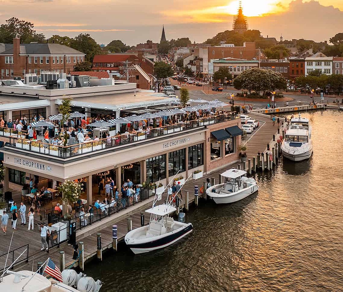 A Downtown Investment Authority committee voted 3-0 on April 30 to recommend that the DIA move forward on a proposal from Baltimore-based Atlas Restaurant Group to design, build and lease a restaurant building at Riverfront Plaza on the Downtown Northbank. In its proposal, Atlas cited its Choptank restaurants, such as the one shown here in Annapolis, Maryland, as a brand that would influence the Jacksonville location.