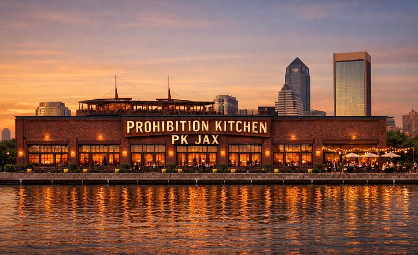 St. Augustine-based PK Hospitality Group submitted one of two proposals for a restaurant on city-owned property in Riverfront Plaza, the former Jacksonville Landing site Downtown. It described its Prohibition Kitchen concept as an entertainment-driven gastropub with a main dining room with live music, a private dining space, rooftop cocktail lounge and rum-focused tasting environment.