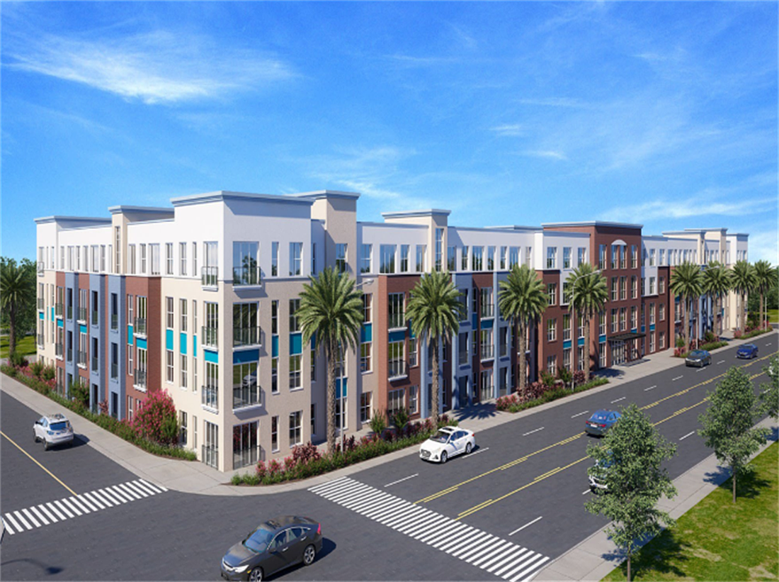 Clearwater Gardens, a a four-story apartment building at 1250 Cleveland St. in the Pinellas County city, opened in March. Units are reserved for households with incomes between 30% and 80% of the area median income.