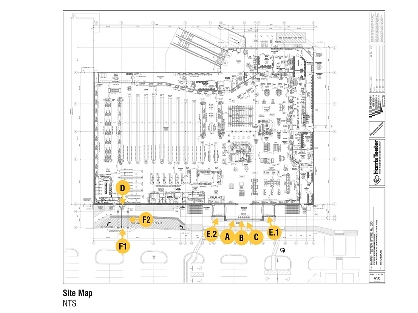Harris Teeter is under development between Academy Sports + Outdoors and LA Fitness in the Atlantic North shopping center in East Arlington. Harris Teeter’s grocery and liquor stores, along with a smaller retail building for other tenants, will connect those two anchors.
