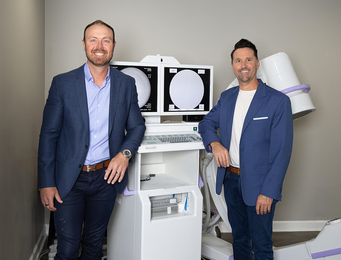 Jeremiah Joseph and Tim DeCanio co-own RejuvenX, which treats patients who have been in automobile crashes. The company has 14 locations, from Tampa to Naples to West Palm Beach.