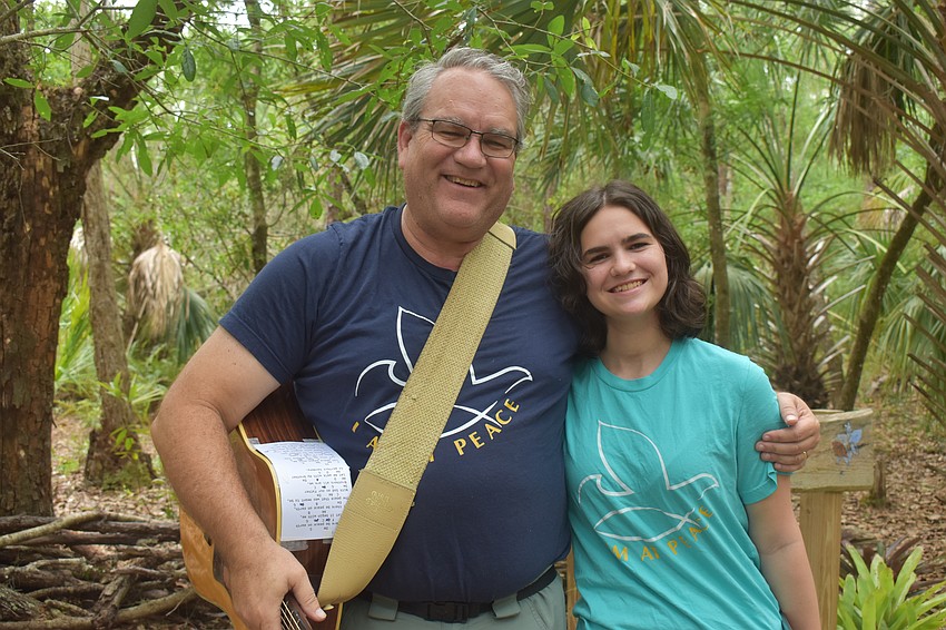 Guitarist Jonathan Sammons is joined by his daughter, Genevieve, May 2 on the Peaceful Path.