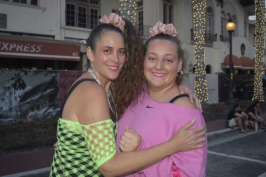 Nicole Bernardo and Cybella Bernardo bring some vibrant colors.