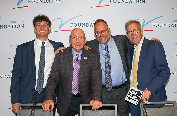 Joelson Krulewitz, Dick Vitale, Josh Krulewitz and Mike Soltys