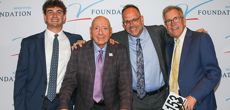 Joelson Krulewitz, Dick Vitale, Josh Krulewitz and Mike Soltys
