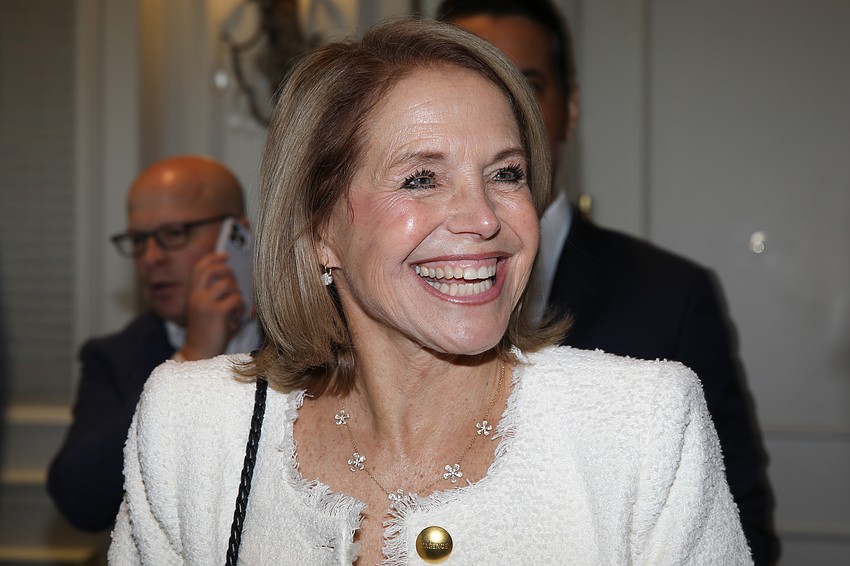 Journalist, documentary film-maker, mom, wife and ardent cancer advocate Katie Couric is the first non-sports figure to be honored at Dick Vitale's gala.