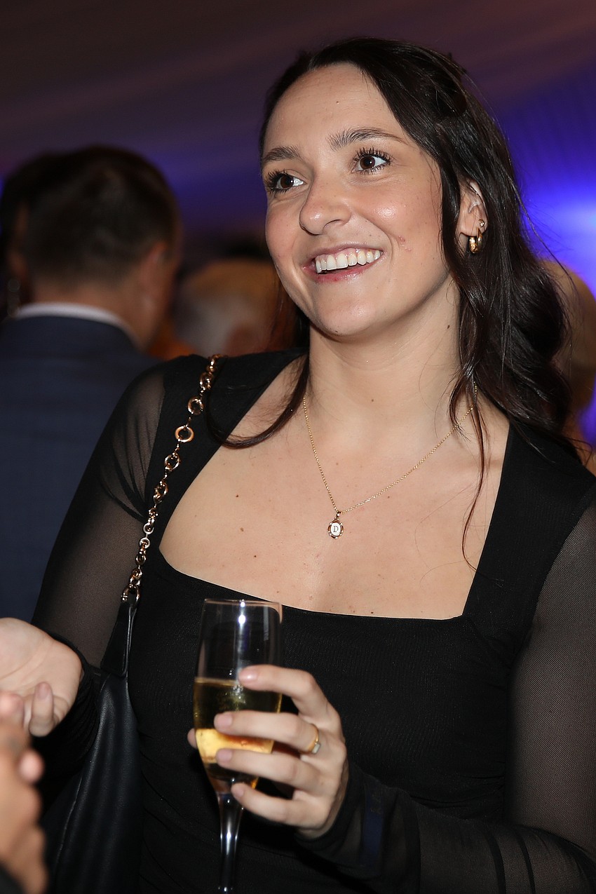 Deanna Patrick of Fort Myers enjoys a VIP experience.