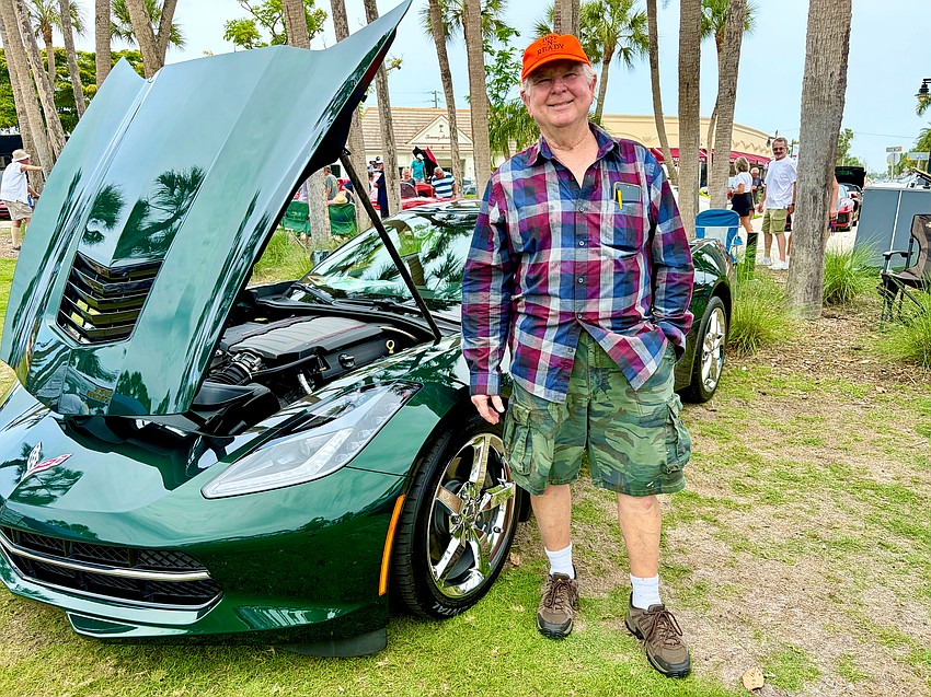 Veteran Stuart Stegall of Port Charlotte said the rare paint job on his 2014 Lime Rock Green C7 is just part of what makes this car stand out.