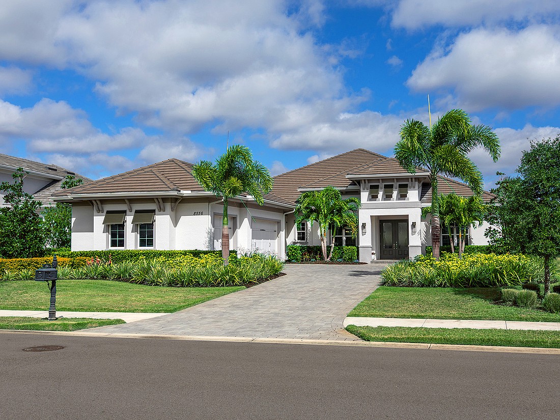 This Lake Club home at 8556 Pavia Way sold for $2.6 million. Built in 2022, it has four bedrooms, four baths, a pool and 3,734 square feet of living area.