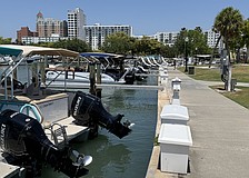 Work will soon begin on replacing anbd raising 1,500 linear feet of seawall at the Bayfront Park marina.