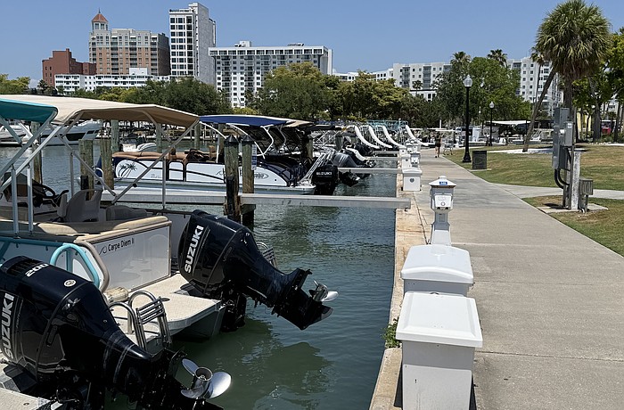 Work will soon begin on replacing anbd raising 1,500 linear feet of seawall at the Bayfront Park marina.
