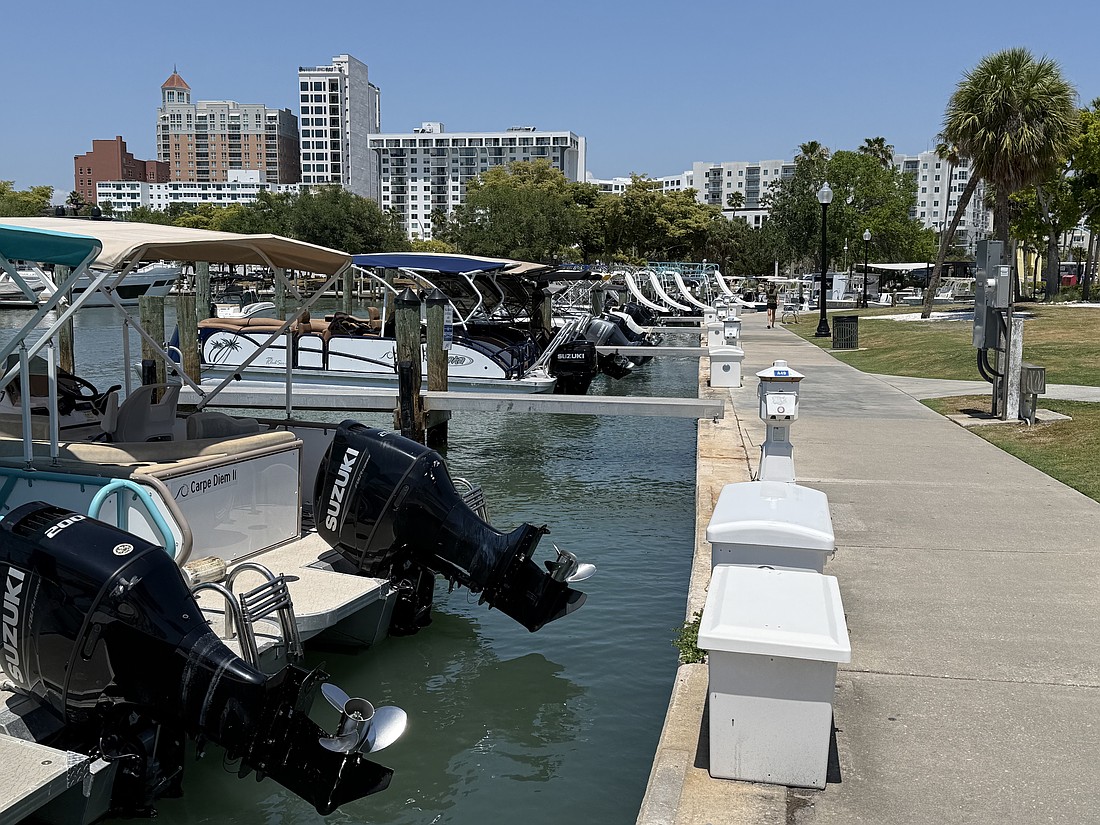 Work will soon begin on replacing anbd raising 1,500 linear feet of seawall at the Bayfront Park marina.