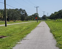 Circus Trail currently runs along the east side of Circus Boulevard before crossing over the road to the east and then back again.