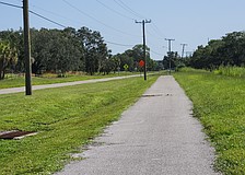 Circus Trail currently runs along the east side of Circus Boulevard before crossing over the road to the east and then back again.