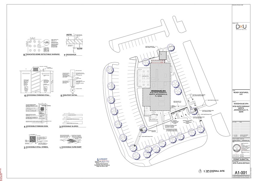 Woodhouse Spa intends to convert the former restaurant at 9735 Gate Parkway N.