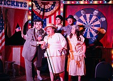 Several characters in Sarasota Players' "Assassins" think they deserve credit for saving the life of Franklin Delano Roosevelt.
