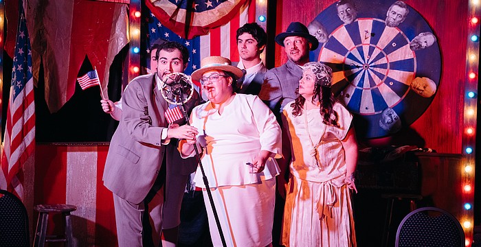 Several characters in Sarasota Players' "Assassins" think they deserve credit for saving the life of Franklin Delano Roosevelt.