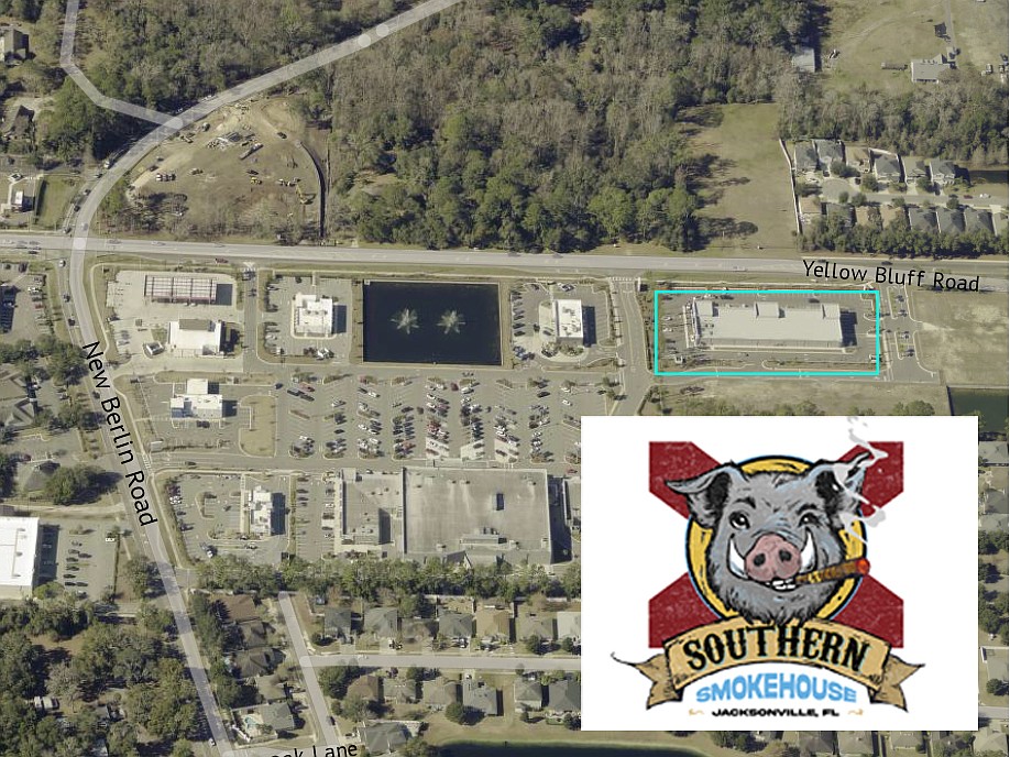 Southern Smokehouse, a new barbecue restaurant concept, is planned for the Northpoint Park shopping center at 12741 Yellow Bluff Road in North Jacksonville.