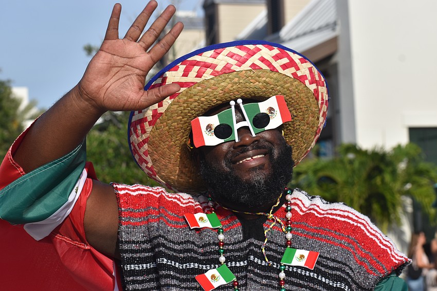 Sarasota's Kasdan Mitchell says he dresses up for every holiday including Halloween, Independence Day and Cinco de Mayo.