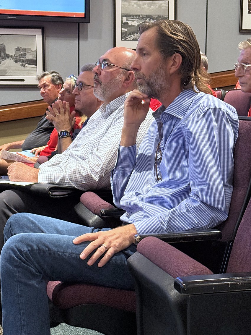 Developer Matt Kihnke during a prior City Commission hearing about 1260 North Palm Residences.