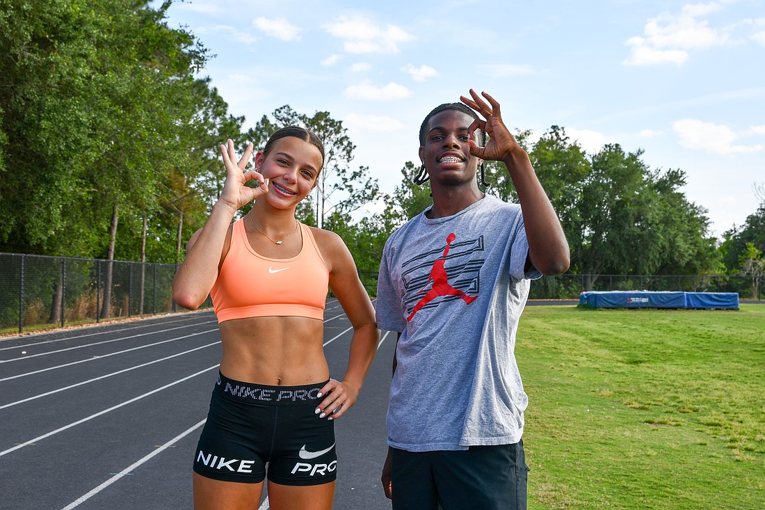Aubrey Wynn and Daniel Brown both broke school records this season and added to the list of accomplishments Ocoee High track-and-field team has posted.
