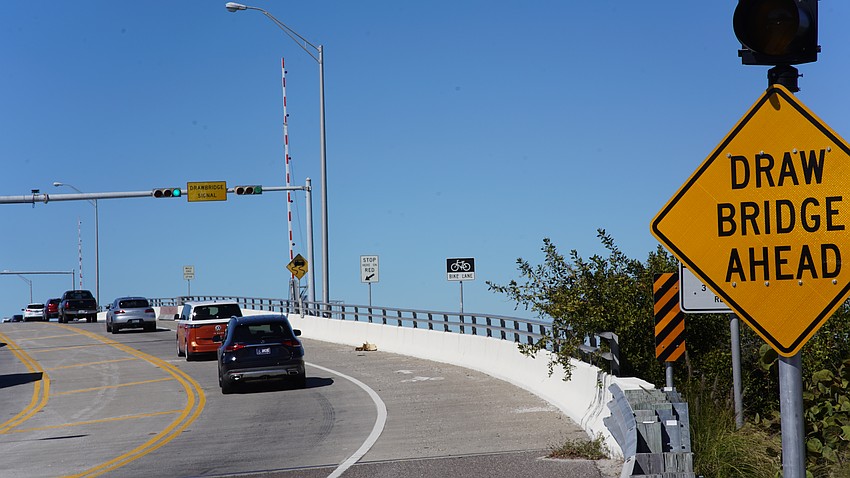 The New Pass Bridge serves as the southern connection to Longboat Key.