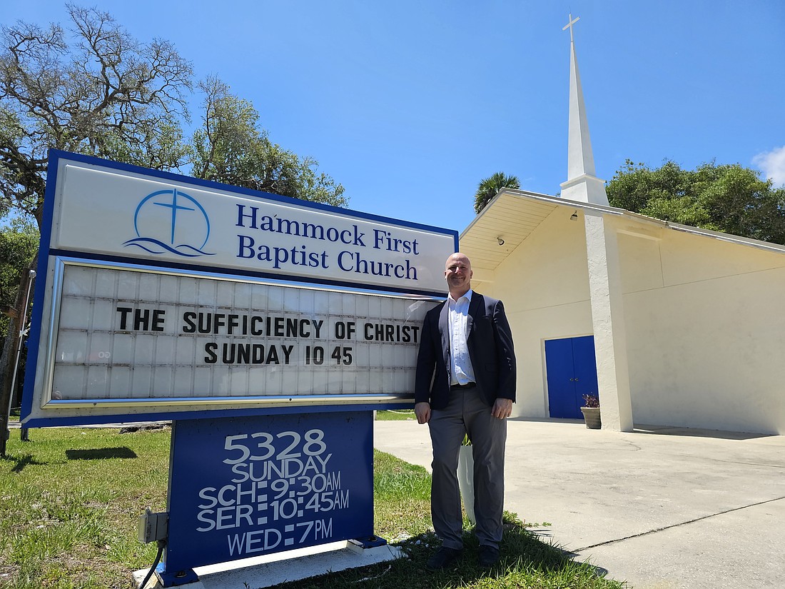 Hammock First Baptist Church is undergoing several exciting new changes under the leadership of its new pastor, Pastor Steve Schmitz. Photo by Sierra Williams