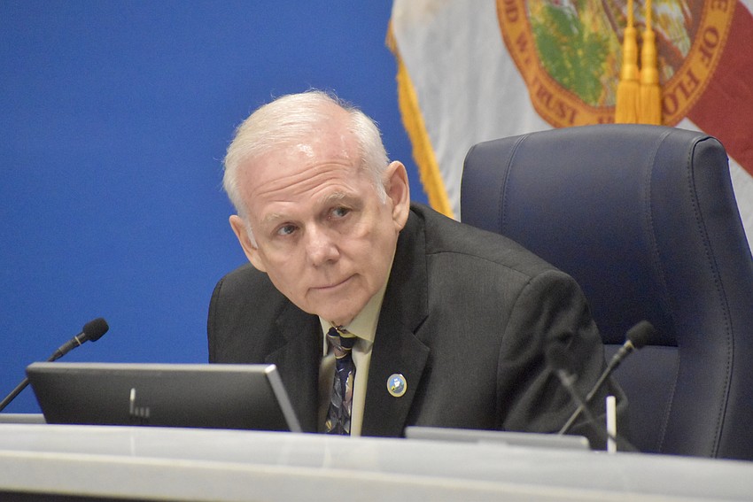 District 5 Commissioner Bob McCann has concerns that the second county administration building in Lakewood Ranch is becoming a 