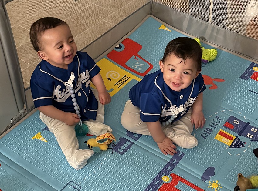Twins Gustavo Rafael Chacon and Axel Gustavo Chacon both were named in honor of family members.