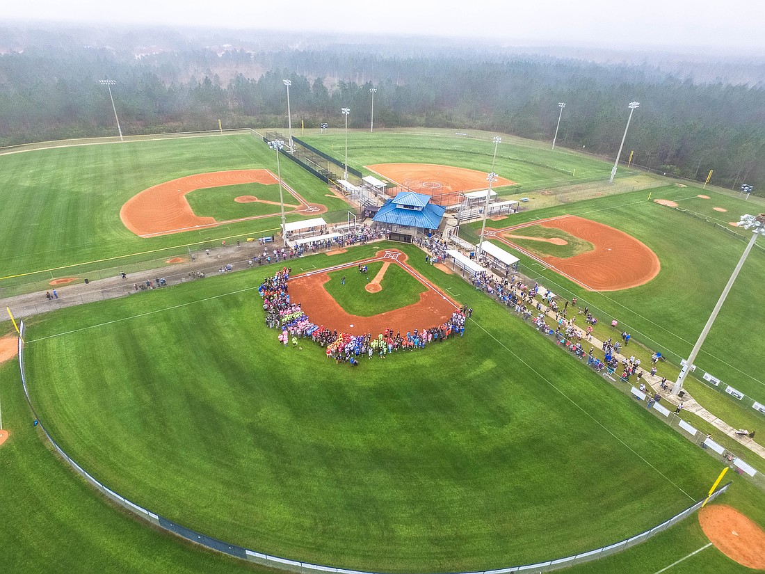 The Indian Trails Sports Complex's baseball fields. Courtesy of Palm Coast
