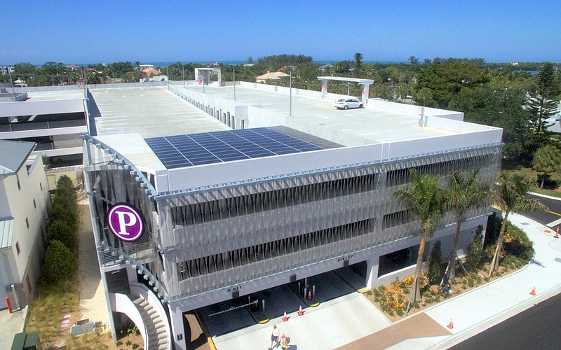 Beginning June 1, 2026, parking fees will be enforced in all city parking decks, such as the St. Armands Circle garage, 24/7.