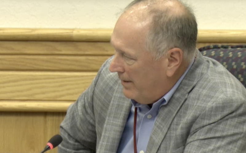 County Commissioner Tom Knight on Tuesday raised the issue of a fee charged by the Tax Collector's office on money raised by the school district's optional 1-mill property tax.