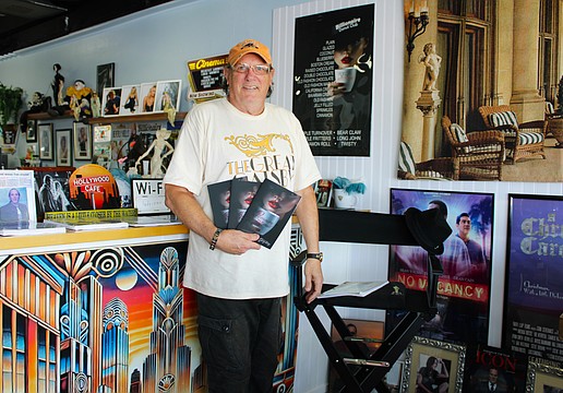 Gary Hagen, owner of Elegant Lady Cheesecake Parlor, recently published his first book, "Romancing Hollywood."