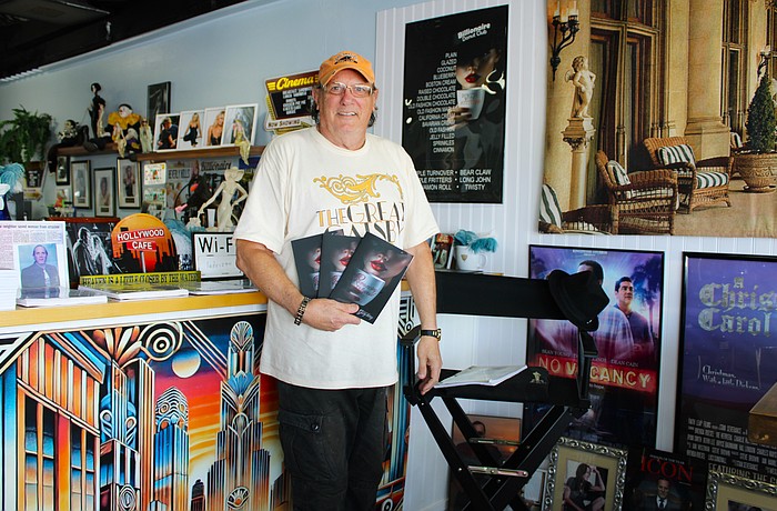 Gary Hagen, owner of Elegant Lady Cheesecake Parlor, recently published his first book, "Romancing Hollywood."