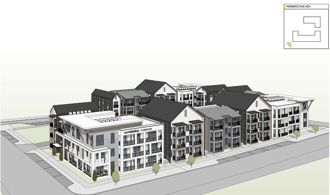 The Downtown Development Review Board is scheduled to consider final approval for the 120-unit Cathedral Commons affordable housing development May 14.