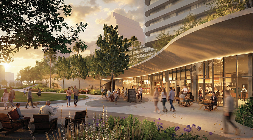 At its May 14 meeting, the Downtown Development Review Board is scheduled to receive a report on the $40 million second phase of Riverfront Plaza, the part at the site of the demolished Jacksonville Landing.