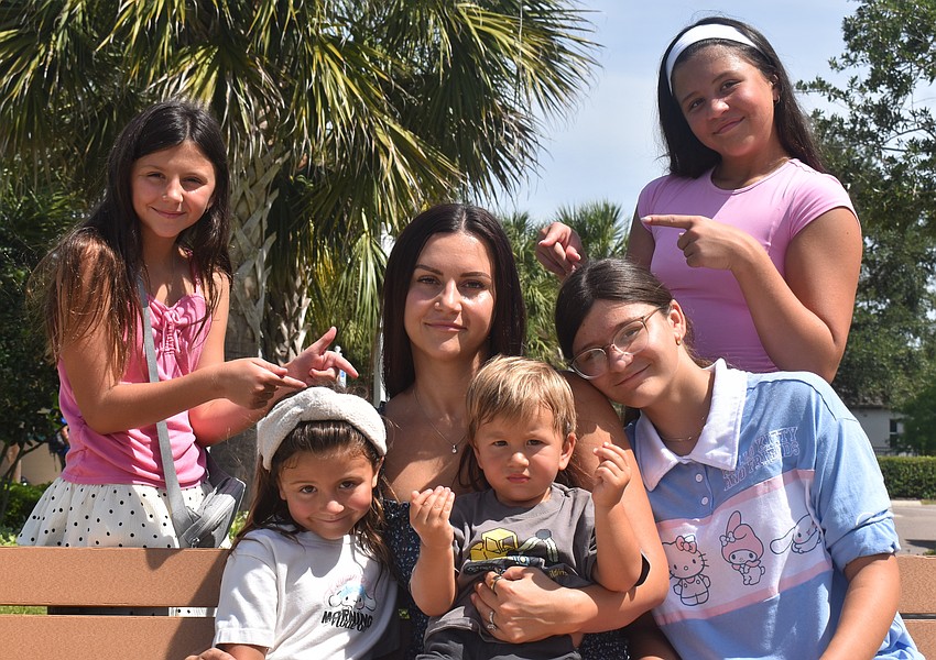 Monterey at Lakewood Ranch’s Yuliya Pugach, 33, said her children Angelina, Ellia, Josiah, Sophia and Victoria have taught her what unconditional love is.