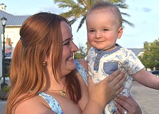 Waterside’s Victoria Ortiz, 24, said her 7-month-old son, Flynn, has changed her life for the better.