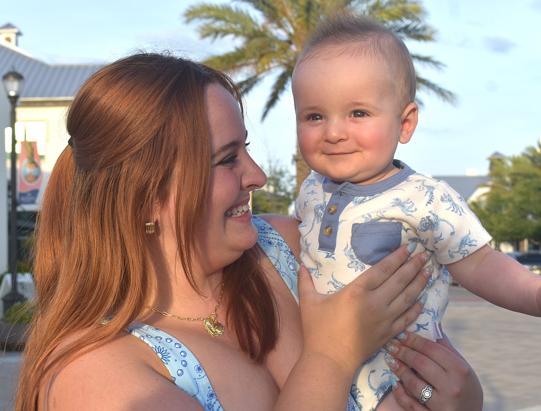 Waterside’s Victoria Ortiz, 24, said her 7-month-old son, Flynn, has changed her life for the better.