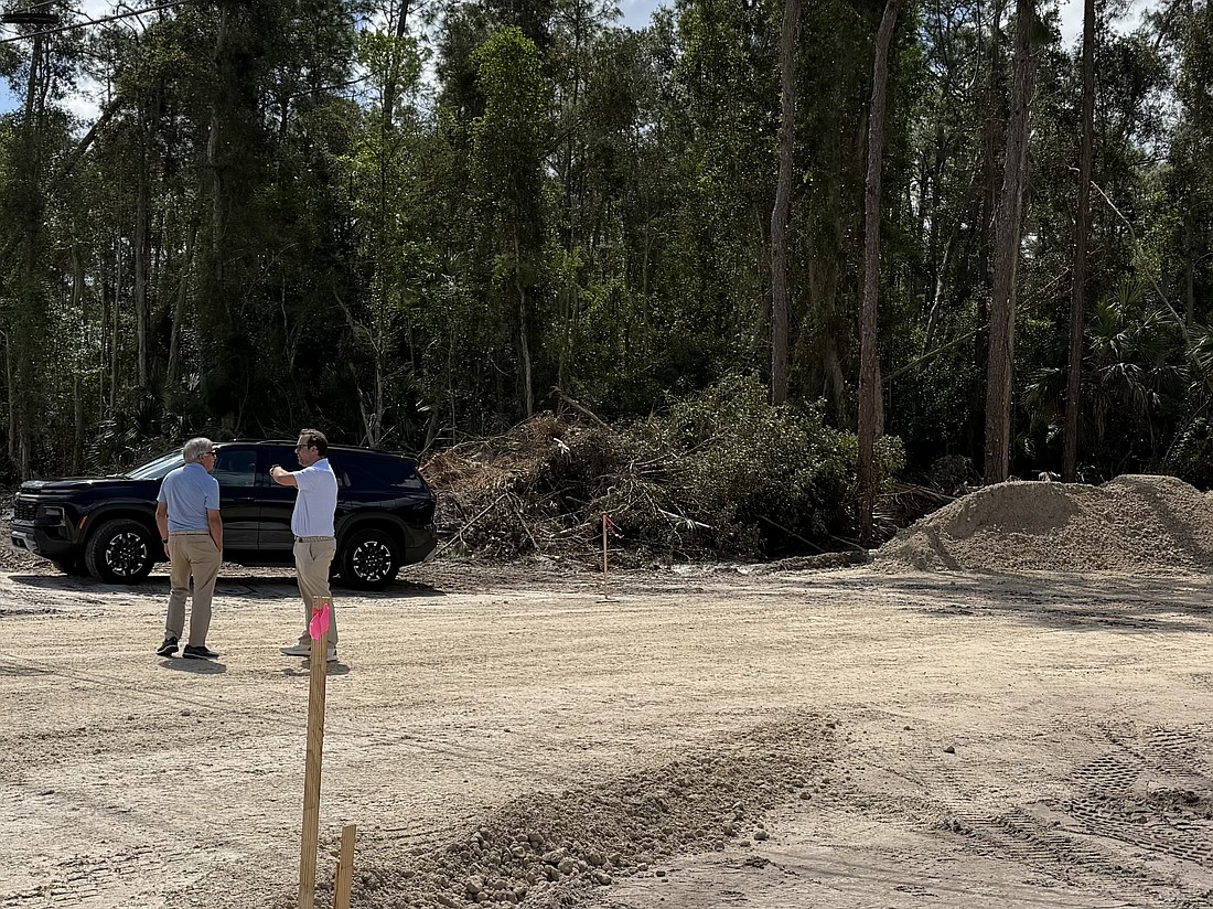 Gregg Fusaro and David Bastos at Saltgrass Reserve on Vanderbilt Beach Road in Naples.