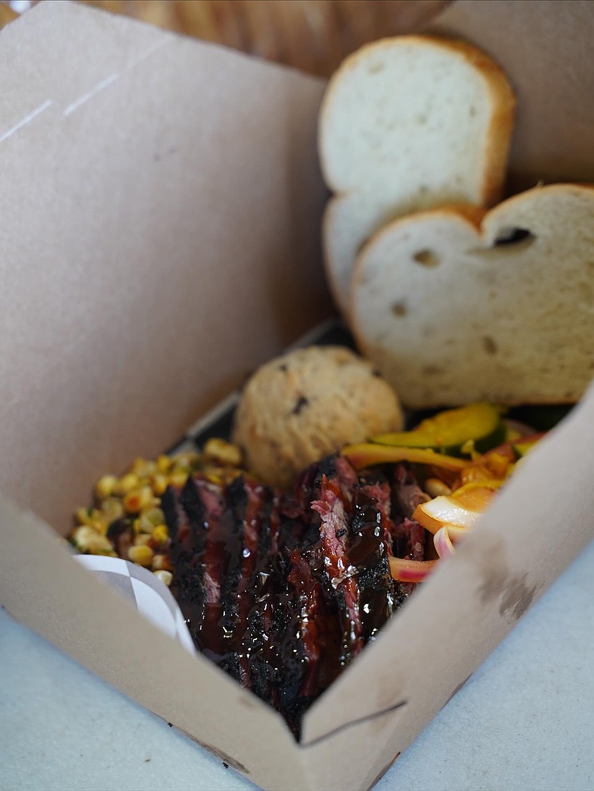 Joe the Boar food truck features locally sourced vegetables and farm-fresh meats. Joe the Boar food truck features locally sourced vegetables and farm-fresh meats.