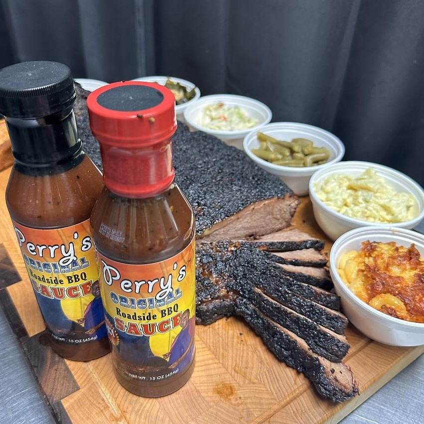 Pick up Perry's sauce (also sold at Morton's Gourmet Market) to taste the original sauce that has made this local barbecque emporium a legend. Pick up Perry's sauce (also sold at Morton's Gourmet Market) to taste the original sauce that has made this local barbecque emporium a legend.